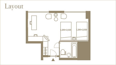 deluxe twin layout