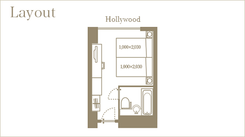 petit twin(Hollywood) layout